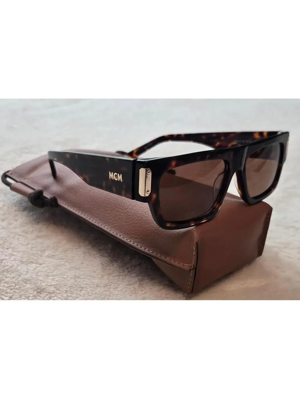 New MCM Worldwide Sunglasses MW0019 Dark Havana / 52J, Designer Tortoise